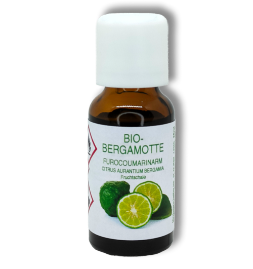 Bergamotte Ätherisches Öl Bio 20ml - 100% naturrein, furocoumarinfrei