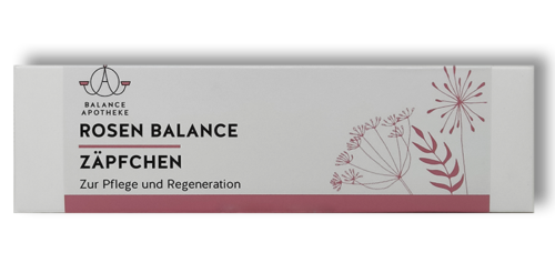 Rosen Balance Zäpfchen zur Pflege und Regeneration