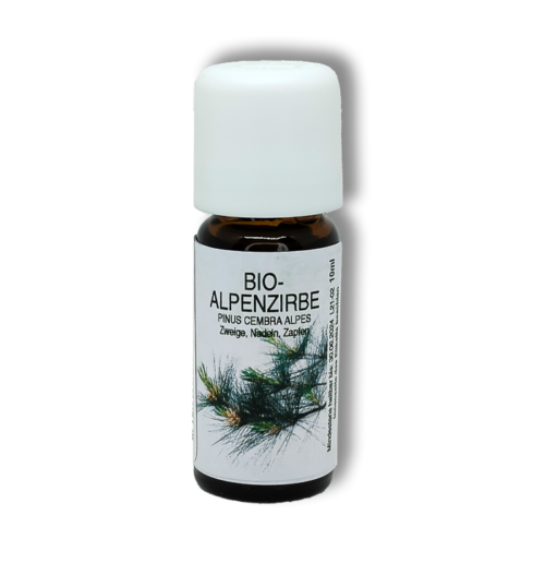 Zirbe Ätherisches Öl Bio 10ml - 100% naturrein - Alpenzirbe