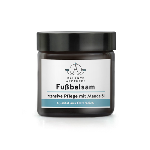 Fußbalsam für geschmeidig weiche Haut.